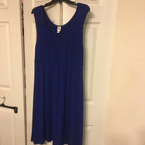 Blue Knit Sundress - Picture 1 of 4